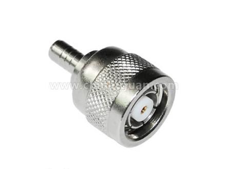 TNC male straight cable assembly, RG58