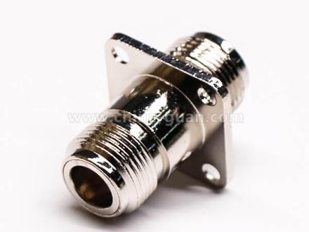 female straight flange connector