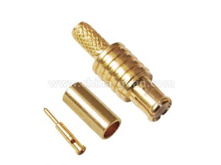 MCX female straight crimp connector