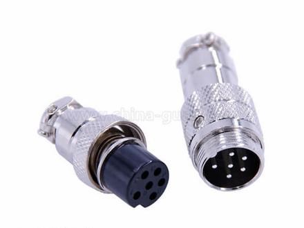 GX16 coaxial straight connector