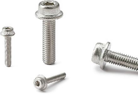 flanged hex socket cap screw clean washed & packed